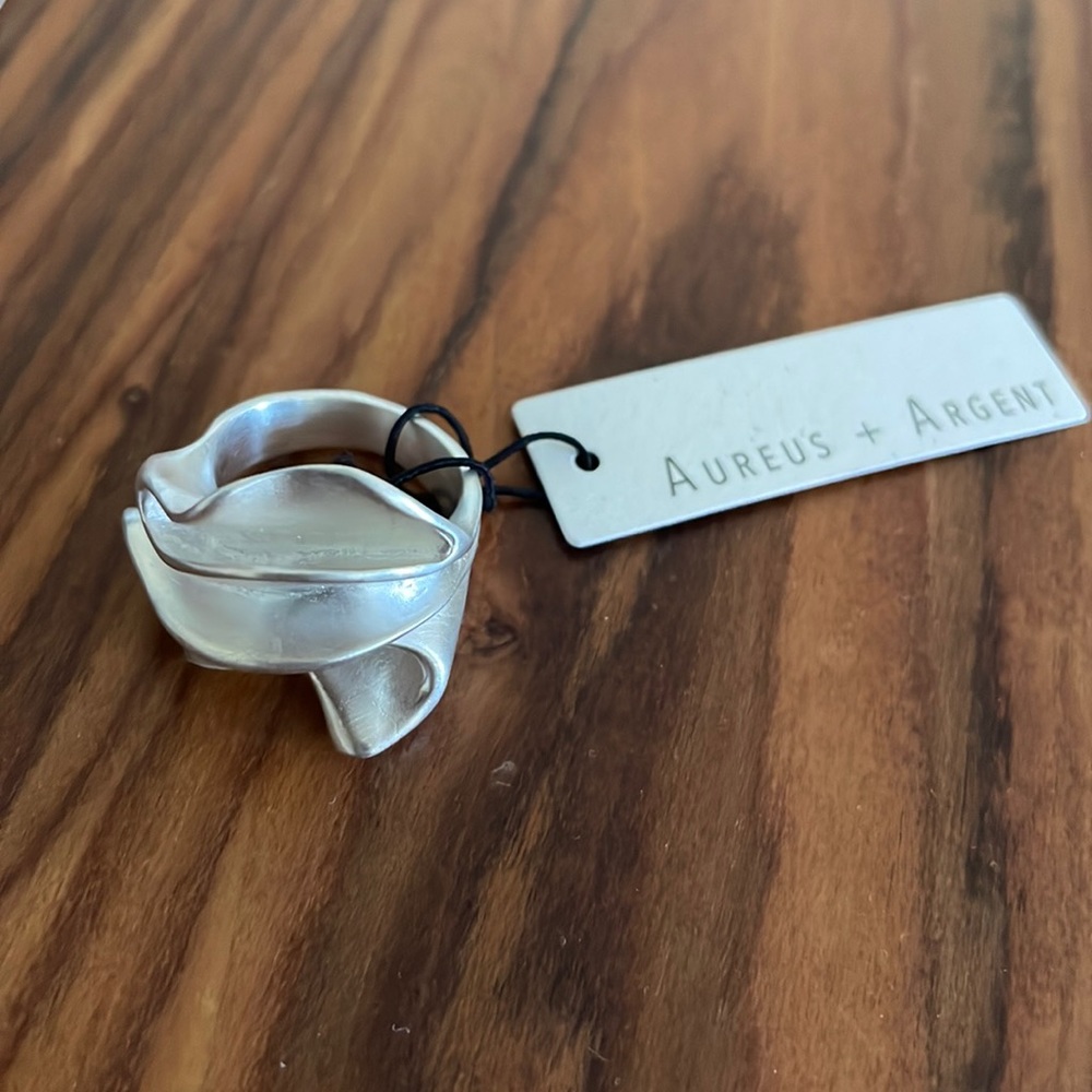 Waves Ring | Aureus + Argent - Picture 2 of 4
